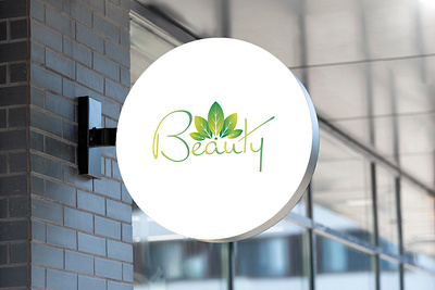 Organic Beauty Logo Design beauty logo branding branding design branding pattern business logo cosmetics cosmetics logo design design templates green logo label design logo organic logo pattern design spa logo women logo