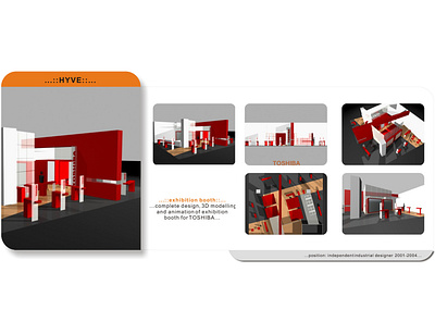 Toshiba Exhibition Booth 3d rendering exhibition design furniture desing illustration presentation