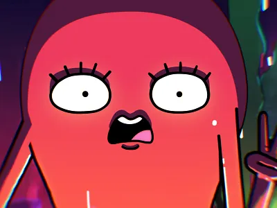 Stomach's Upset 2d animation design illustration photoshop