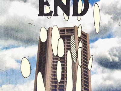 #collageretreat 185. 01/05/2022. abstract blobs abstract shapes architecture collage collage art collage retreat collageretreat digital collage digital illustration end illustration sbh scanner type skyscraper surreal textured the shop typography weird
