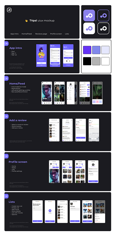 TVPal UI/UX Mockup