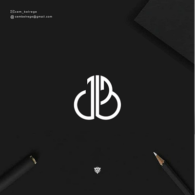 monogram JB 3d animation branding design graphic design icon illustration logo motion graphics typography ui ux vector