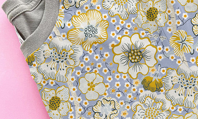 Seamless Floral Pattern Recreation fabric pattern fashion illustation pattern design vector