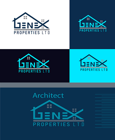 Real estate logo 3d animation app brand branding constraction creative logo design graphic graphic design illustration logo logodesign motion graphics real estate ui