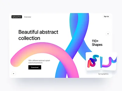 Splaaashes 👆 background design figma graphic design header illustration sketch ui