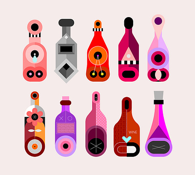 Bottles / Object Design liquor