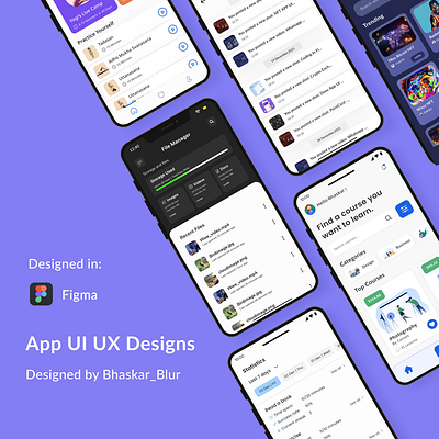 App UI UX Designs