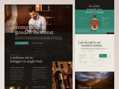 SWI website interface investment scotch service ui visual web webdesign website whisky