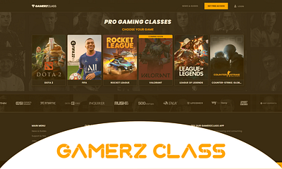 Video Gaming Classes design logo