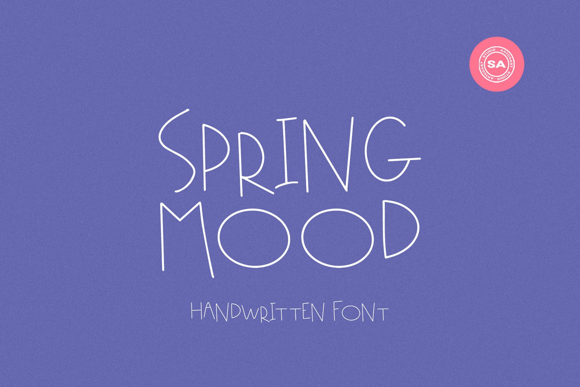 Spring Mood - Handwritten Font app branding design display font graphic design illustration logo serif spring typeface typography ui ux vector