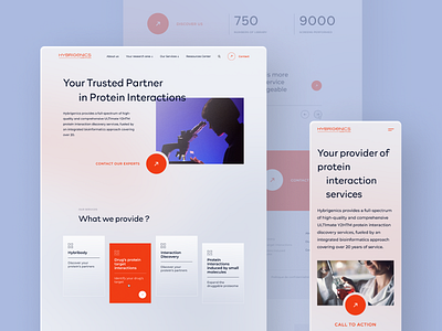A brand new website for Hybrigenics Services design graphic design ux website