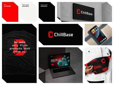 ChillBase | Visual Identity b letter branding branding and identity brick logo game game design gaming identity identity branding logo logo design logo design branding logotype