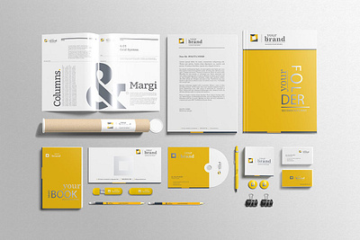 Branding Stationery Mockups brand stationery branding branding stationery business clean corporate eco envelope folder identity logo mockup office presentation realistic showcase simple stationery stationery branding template