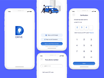 Taxi mobile application adobe illustrator adobe photoshop adobe xd design figma illustration landing page logo ui ux