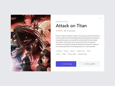 Streaming Card UI Design card card design card ui clean component component ideas design interface minimal netflix netflix ui simple tv ui