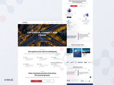 MAAC Website Design agency all branding consulting consulting firm data consulting design landing landing page saas tech consulting ui ui ux ui design ux ux design web web design website website design
