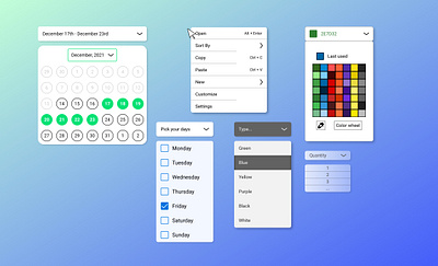 Dropdown Menu dailyui design dropdown figma menu ui ux vector