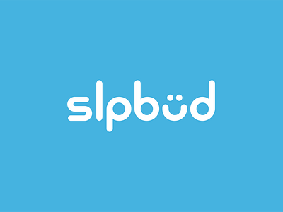 slpbud logo brand identity buddy design face happy logo logo design logodesign modern monochrome nap product design product package design product packaging relax simple sleep slpbud smile