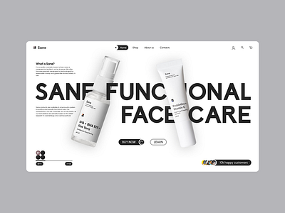 Minimal Skincare Website Design beauty ecommerce beauty industry conversion focused cosmetic brand e commerce ux ecommerce ux functional design interactive elements modern web product showcase responsive website skincare skincare website typography ui design user experience ux design ux ui web design website