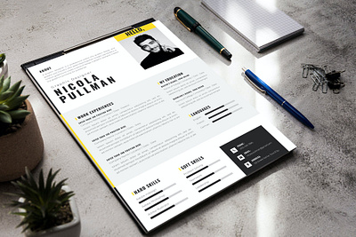 Resume clean clean cv cover letter cv design cv template design graphic design job clean job cv portfolio professional professionally resume resume cv resume design resume template template word work