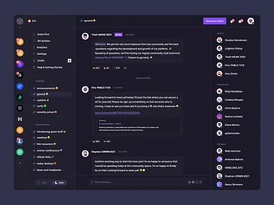 Garnerly Dark Theme blockchain crypto design productdesign uiux web3 web3.0 webapp