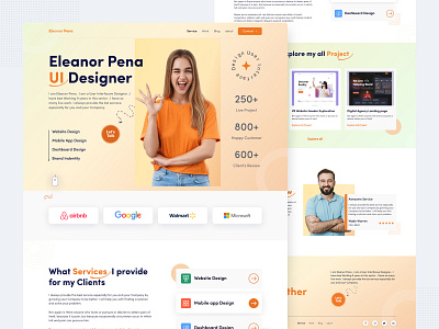 Portfolio landing page 2022 best designer build website business website colourful website create website dribbble best shot homepage landing page personal portfolio rupak rupak chakraborty trendy ui designer uiux web web design web designer website website design