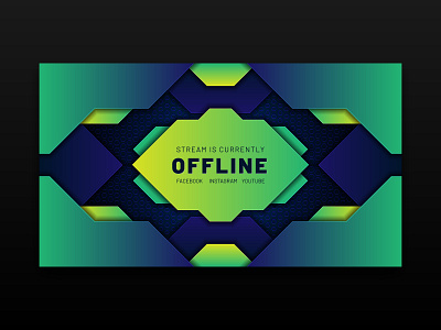 Abstract Streaming Modern Background Design abstract banner cool design elegant gamer gaming graphic live luxury modern offline play stop streamer streaming super wallpaper web page youtube