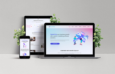 Delivence figma landing page minimal modern sketchapp ui ux website design