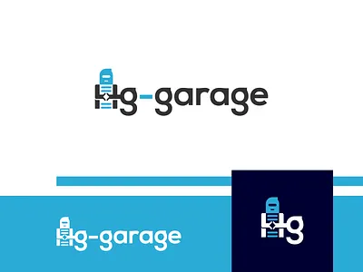 Gh-garadge branding design engineering graphic design learning learning centre logo science technology vector