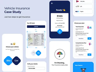 Vehicle insurance app creative mbile app how to apply insurance insurance mobile app online insurance booking simple ui vehicle insurance
