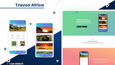 Mobile App Development for Travel Company | Travoo Africa app design app development application design canada design graphic design i can infotech mobile app mobile application travel app travel app design ui ui design uiux website design