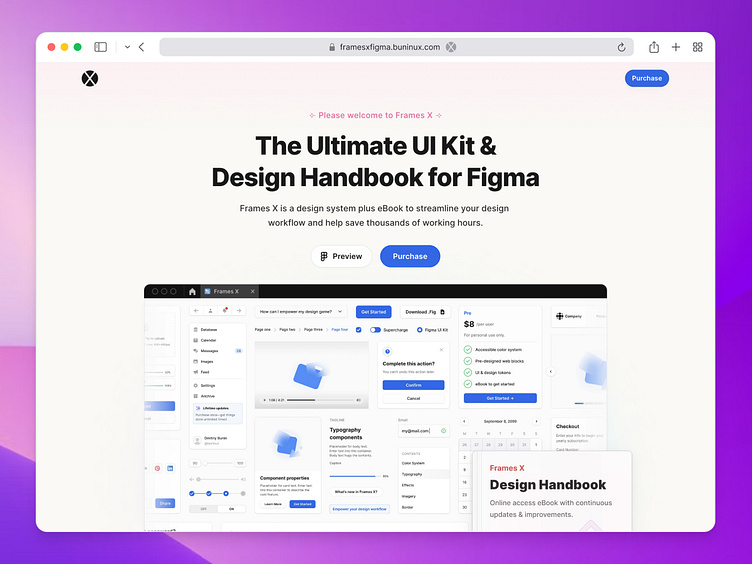 Frames X v1.4 — Design System Updated by Bunin Dmitriy on Dribbble