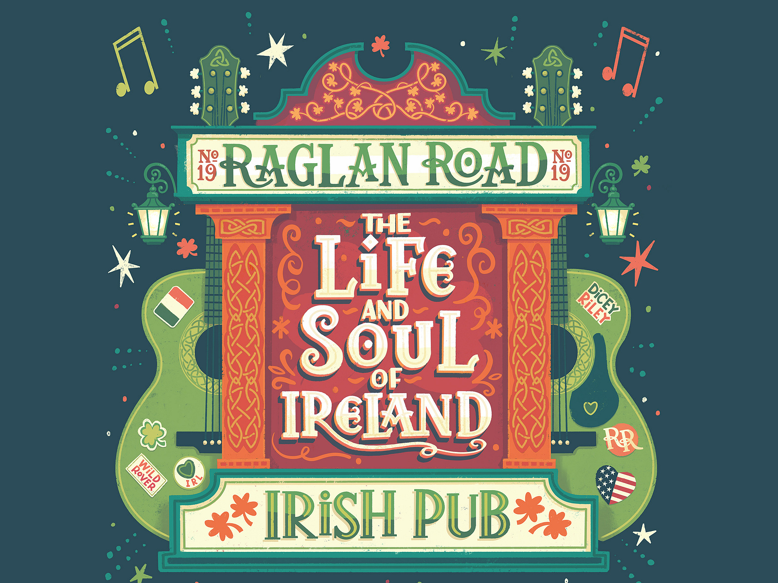 RAGLAN ROAD - Irish Pub by Steve Simpson on Dribbble