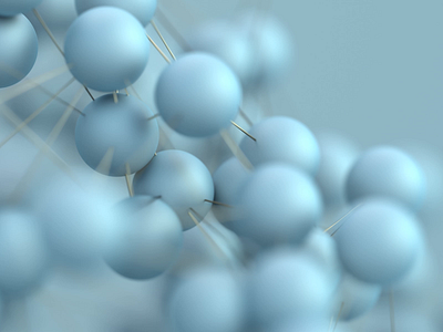 Spheres 3d abstract animation art background blender blue clean color design loop motion graphics pastel render shape simple sphere visual