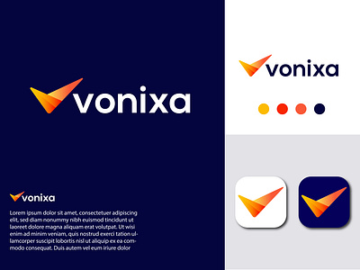 vonixa branding design branding logo business logo company logo creative logo design graphic design iconic logo illustration logo minimalist logo professional logo ui unique logo