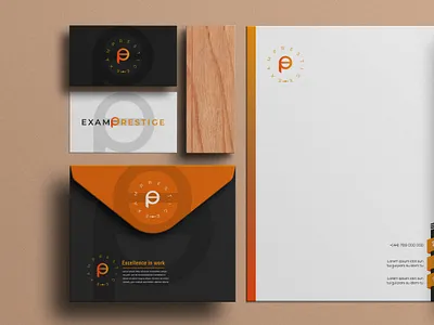 Examprestige - Logo Design adobe photoshop branding design logo minimalist trend vector