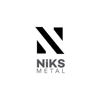 Niks Metal Logo Design niks metal logo design