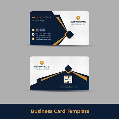 Modern Business Card Design Free Vector