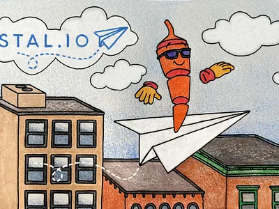 Chili Piper and postal.io branding design illustration logo portraits