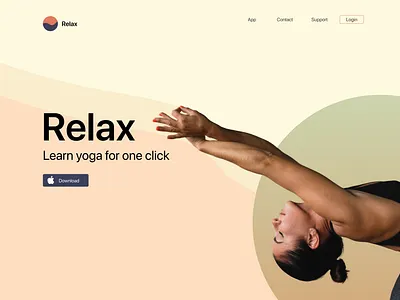Yoga figma graphic design ui woman yoga