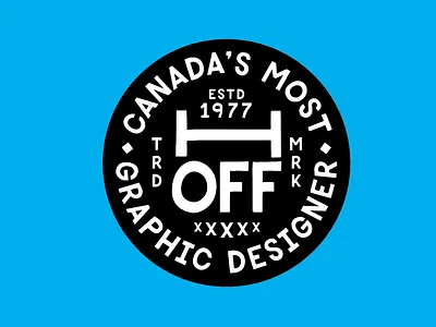 Official HOFF Seal badge badge design