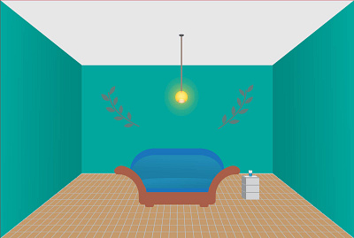 3D Room design graphic design illustration