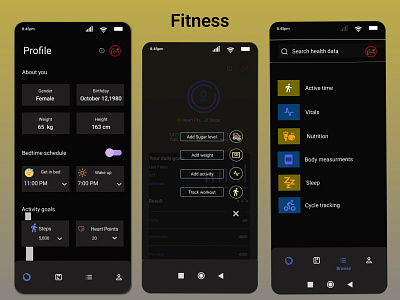 Fitness App app design banner branding design facebook banner fitness fitness app graphic design illustration logo mobile app social media ad tracking ui ui design uiux ux