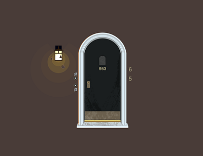 Door Sketch 1 illustration san francisco vector