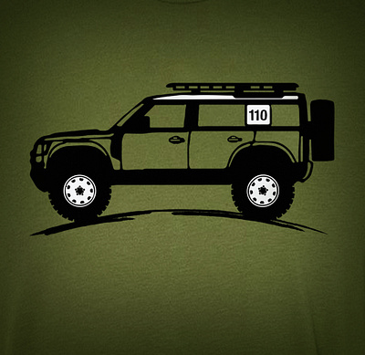 NEW DEFENDER T-Shirt Design 4x4 defender 110 defender 90 defenderusa illustration land rover pretender110