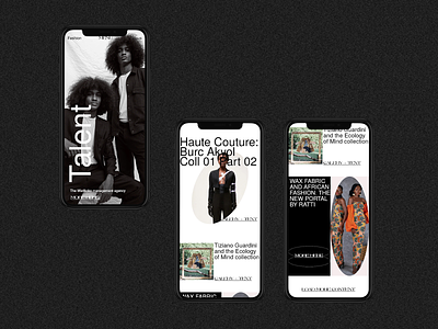 Editorial explorations design editorials design mobile typography website
