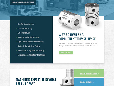 DuPage Machine Products industrial machine products web design website