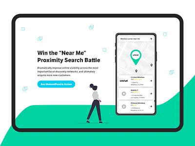 bofu Design | Landing Page graphic design local discovery