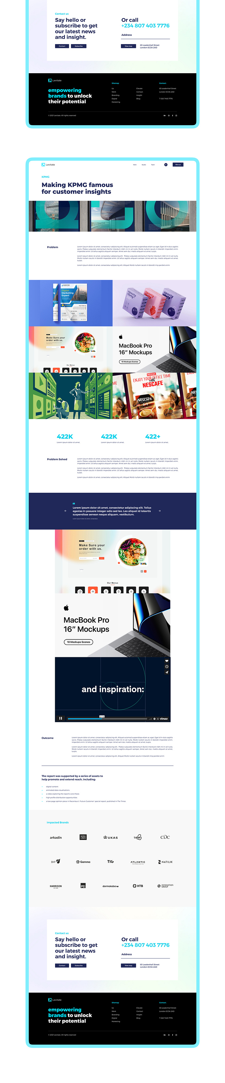 Website UI Design by Odunayo Olawunmi on Dribbble