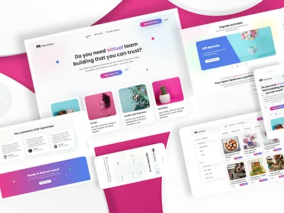 TeamClass - SaaS Website Design branding design graphic design saas seed funding ui ux web design webflow website